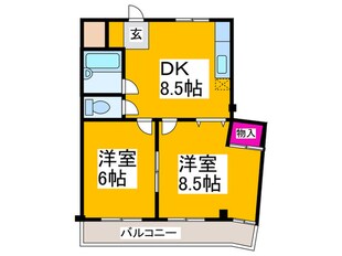 メゾンドくみの木の物件間取画像